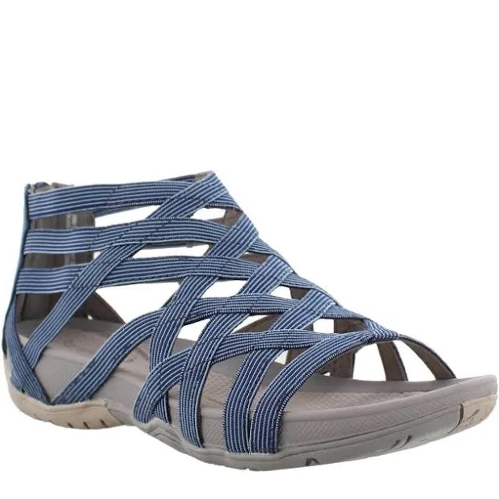Baretraps Samina Denim Gladiator Sandals sz 7